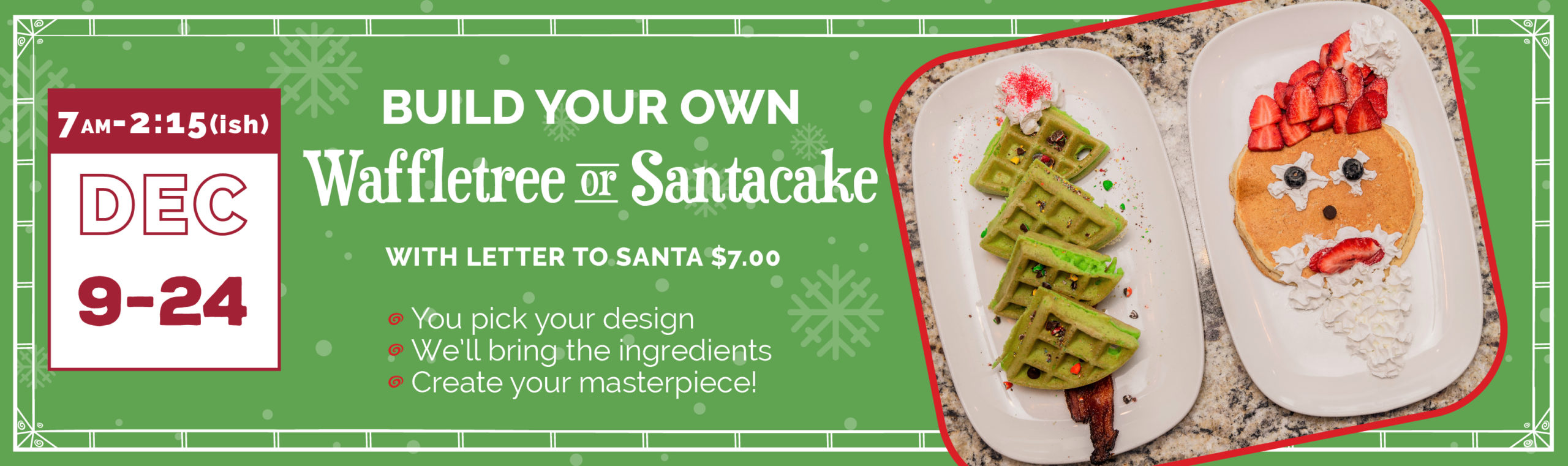 Build your own Waffle Tree and Santacake