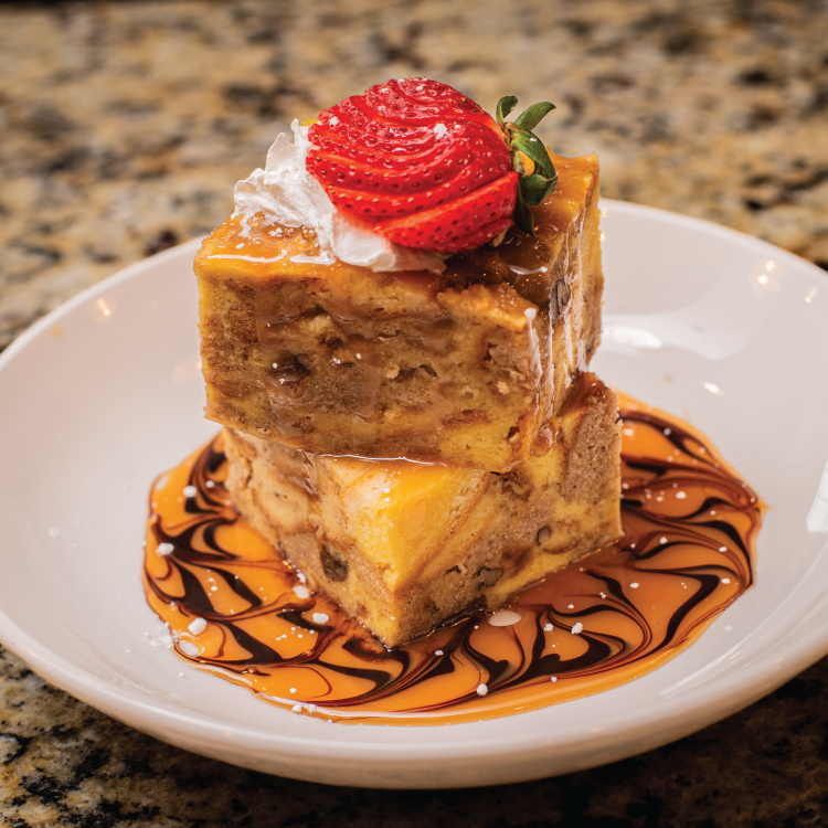 Sticky Situation Bread Pudding